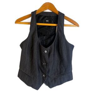 Mossimo Pin Striped Vest Dressy Size Small Office‎ Work Career